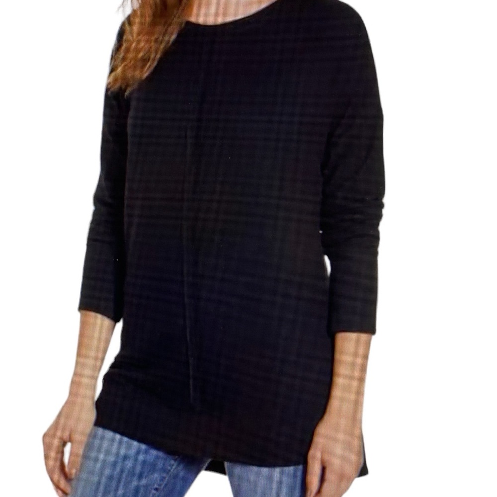 3/$25 Gibson Black Women’s High Low Sweater Size Small - Picture 2 of 9